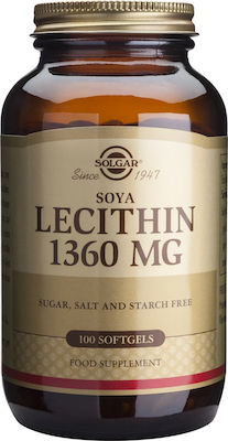 Solgar lecithin 1360mg 100softgels