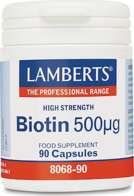 Lamberts biotin caps 500mg 90caps
